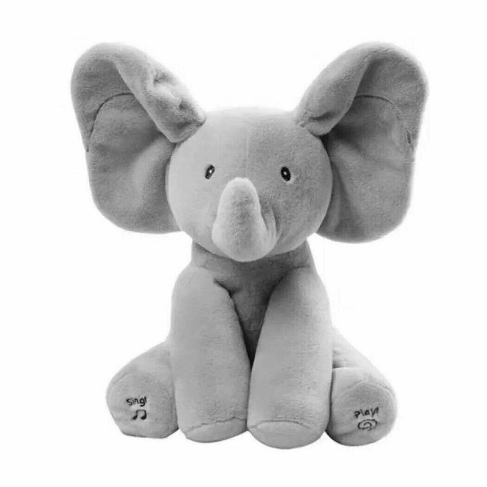 Peekaboo Elephant Toy Musical Plushie